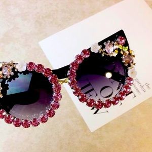 Flower Gem Sunglasses